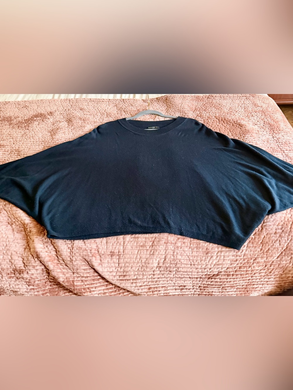 Banana Republic Black bat wing sleeve Crewneck Sweater